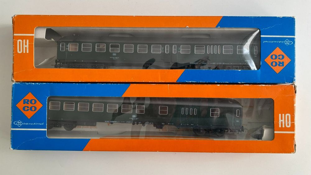 ROCO 4244 + 4298 DB Personenwagen 2. Kl. (Gebraucht) in Hünenberg für ...