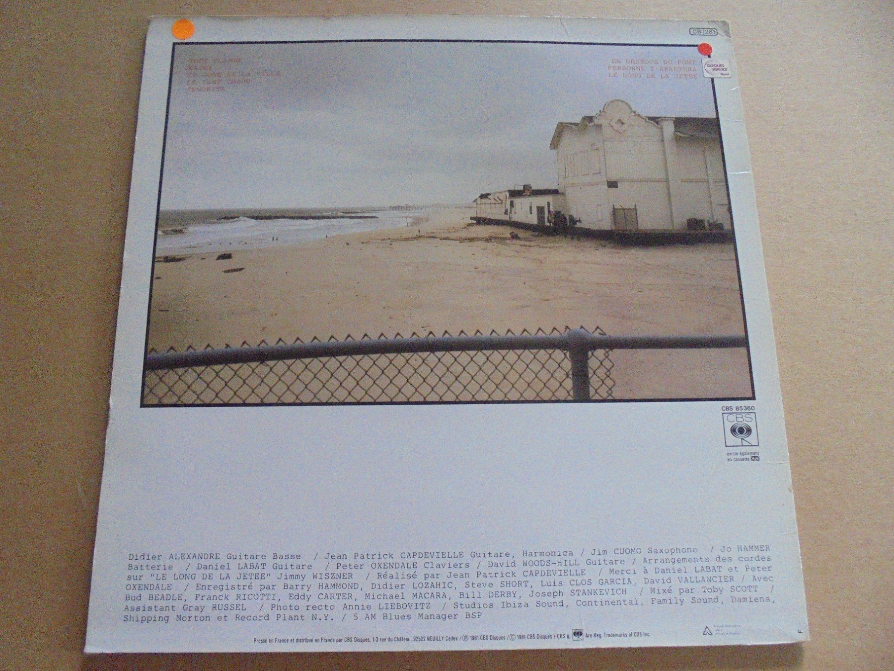 Schallplatten: Jean-Patrick CAPDEVIELLE " Le long de la jetée " LP France – Gebraucht aus Crissier von Promopost 1