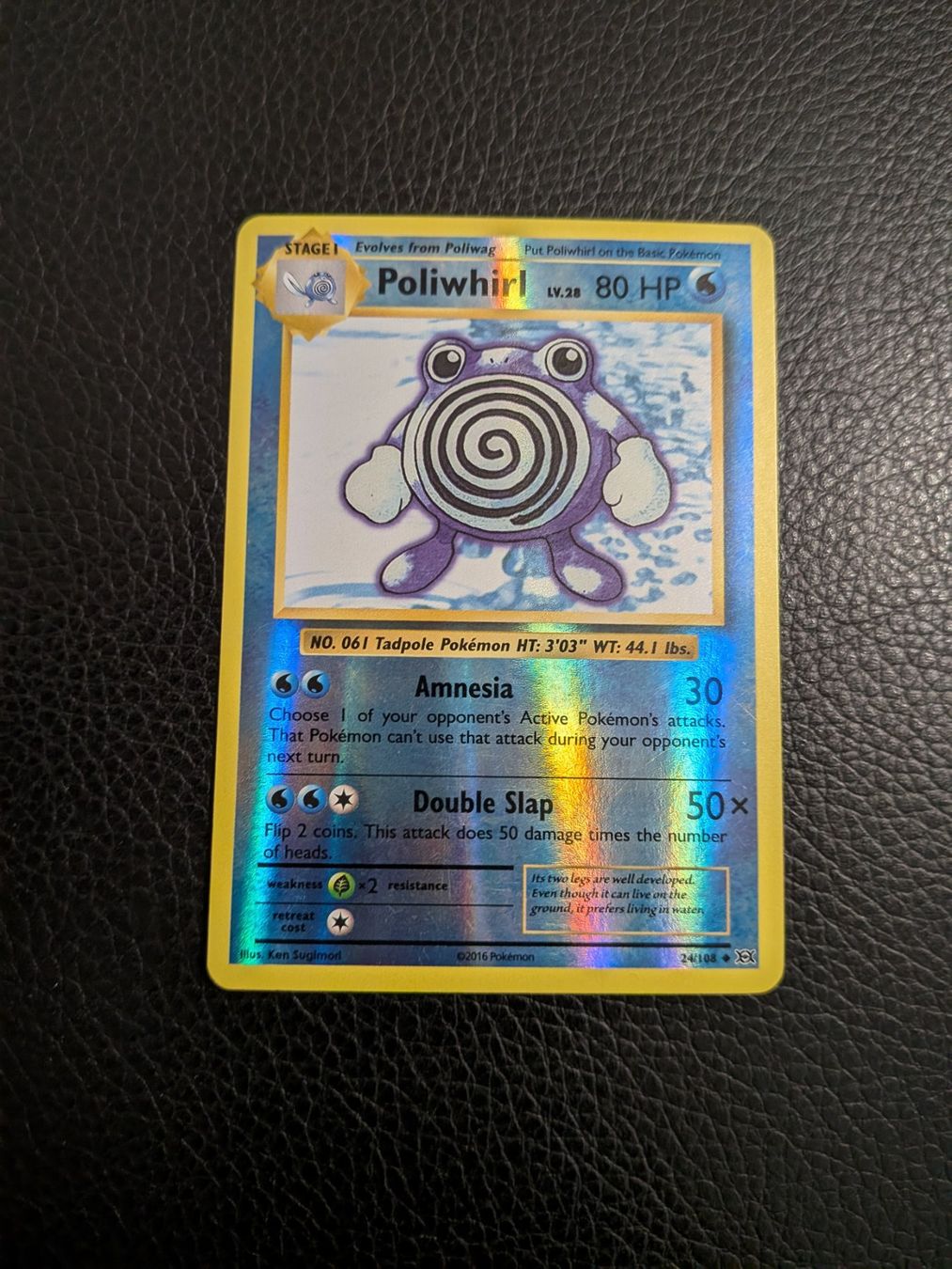 Pokémon Carte collezionabili: Evolutions Poliwhirl reverse 24/108 Ab 1 – Usato da Paradiso venduto da Pkmn10