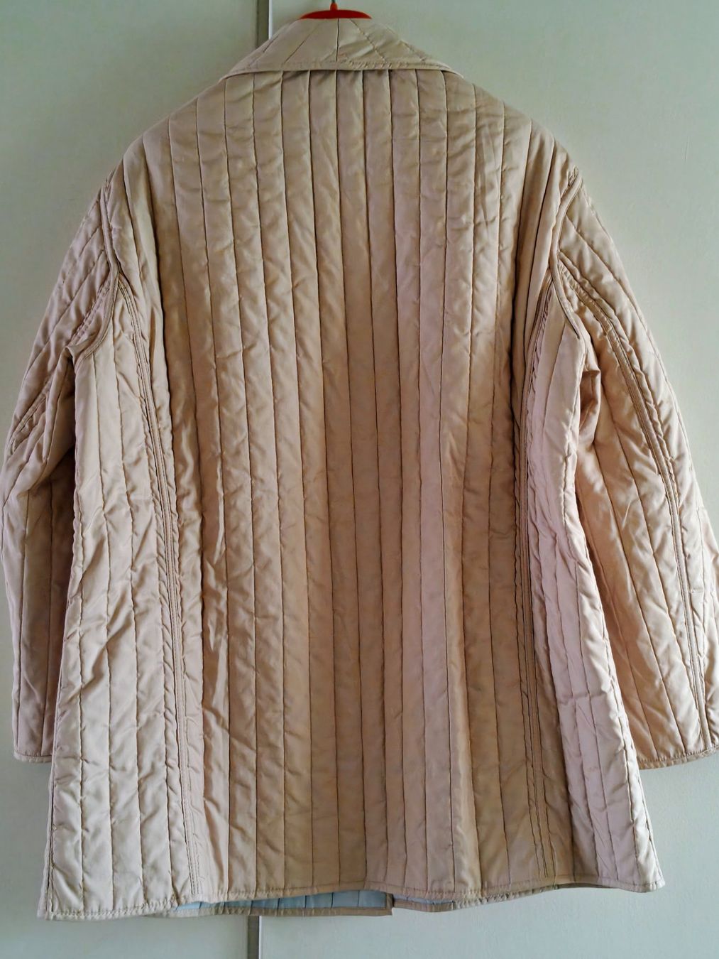 Giacche: Veste mi-saison réversible beige/bleu ciel - Taille 20 – Usato da Genève venduto da Kikou 1