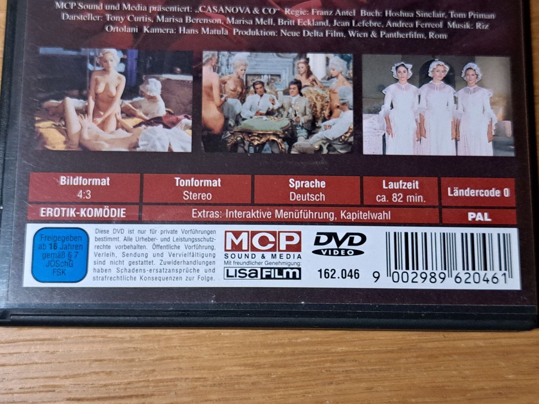 Tutti i DVDs: DVD Casanova & Co mit Tony Curtis, Marisa Bereson – Usato da Unterseen venduto da Kanica 7