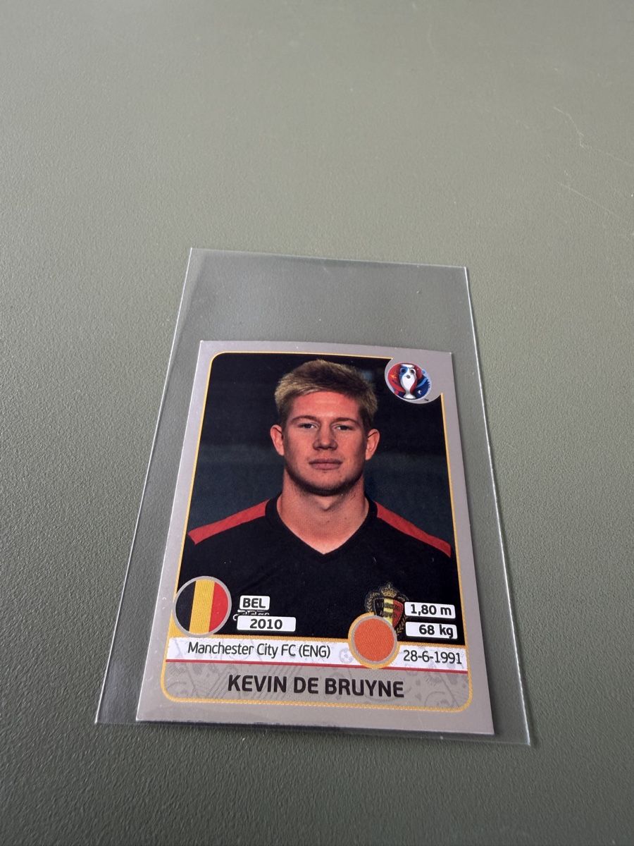 Panini Cartes à collectionner: De Bruyne Panini EM 2016 – D'occasion à Treyvaux par goali1fcea