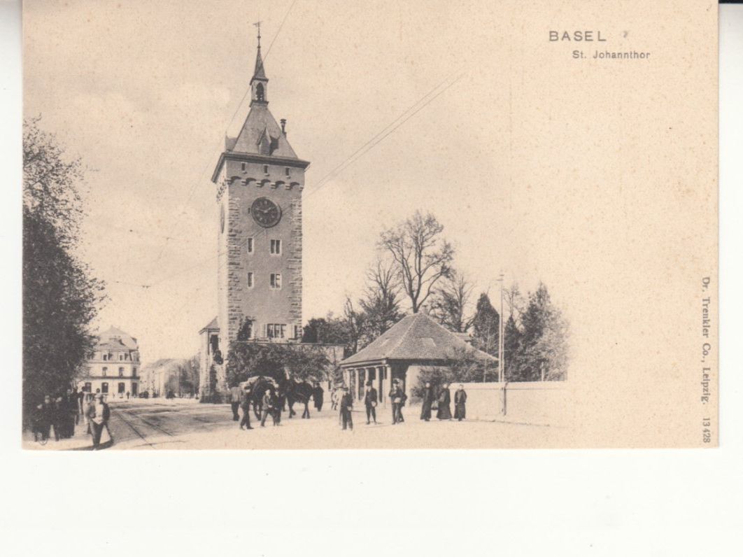 Ansichtskarten: Basel ca. 1900 – Gebraucht aus Bürglen TG von StampGraf