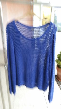 Damenpullover S.Oliver mittelblau Gr. 46