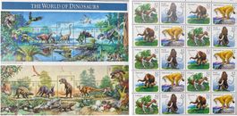 Briefmarken: US Sc 3136 Dinosaurier, US Sc3077 prähist Tiere