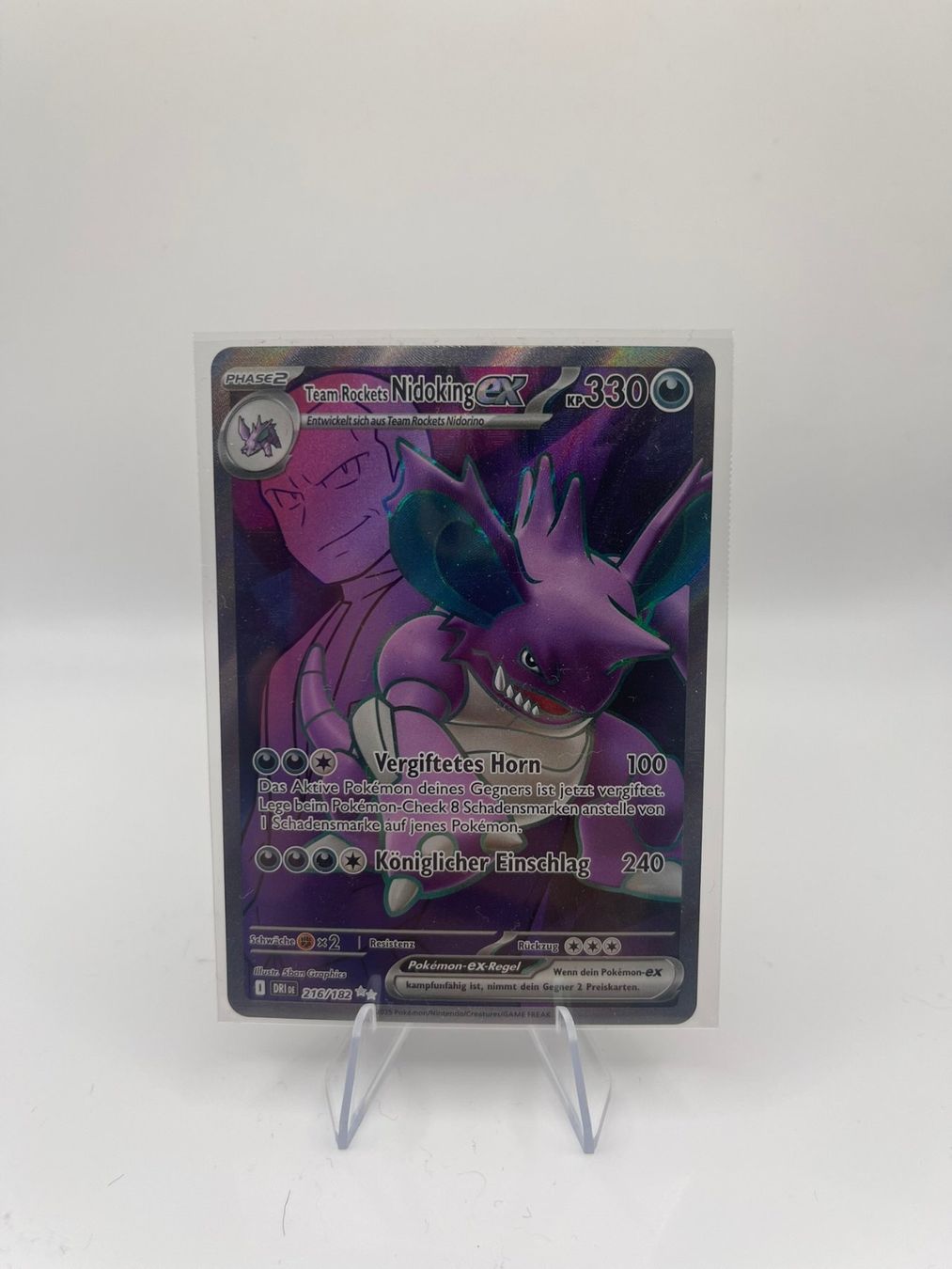 Pokémon Carte collezionabili: Pokemon: Team Rockets Nidoking ex 216/182 – Usato da Märstetten venduto da AlienNova