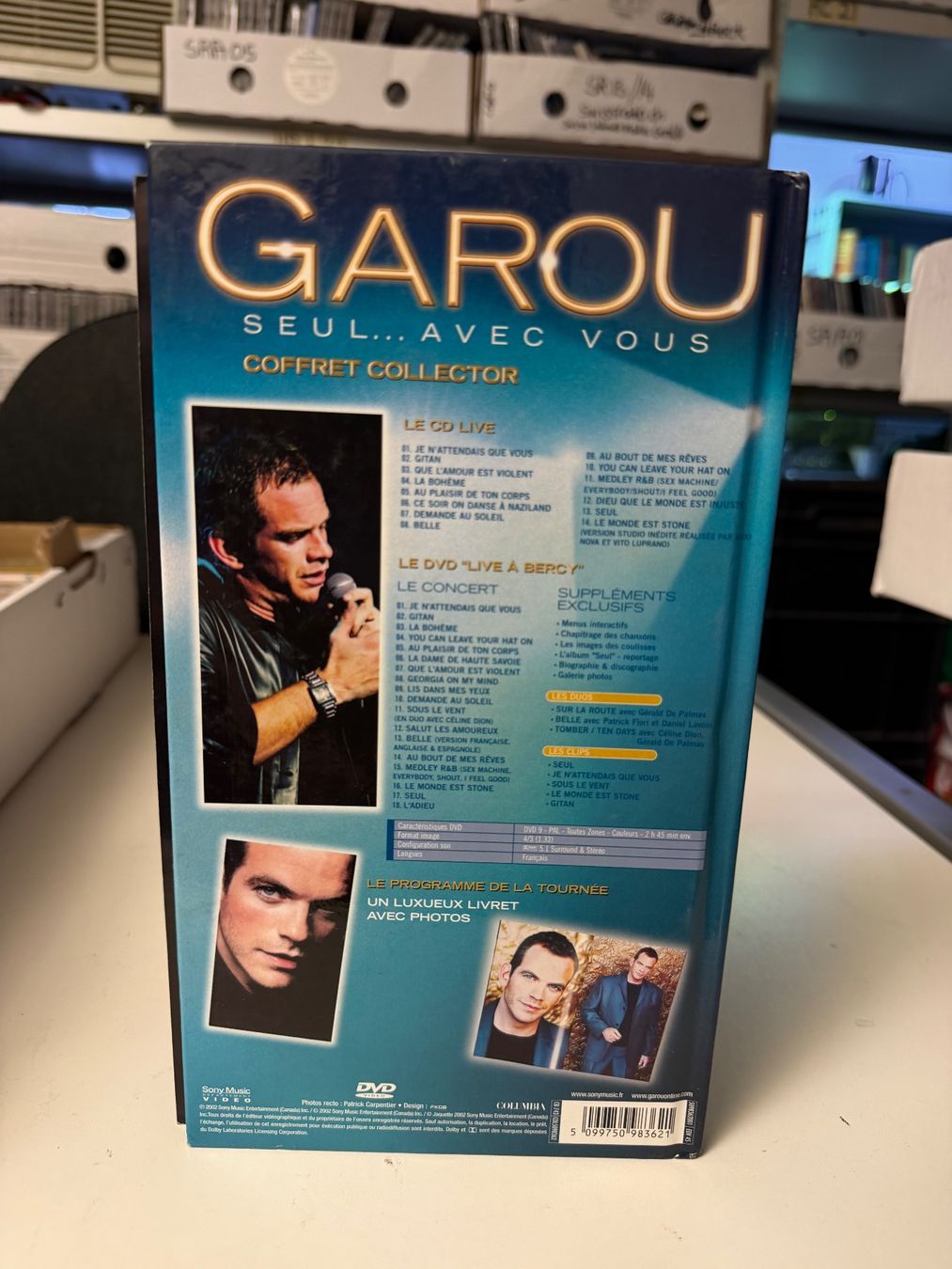 CDs: Garou - Seul... Avec Vous - Box Set - HD23B – Gebraucht aus Küsnacht ZH von swisssales.net 1