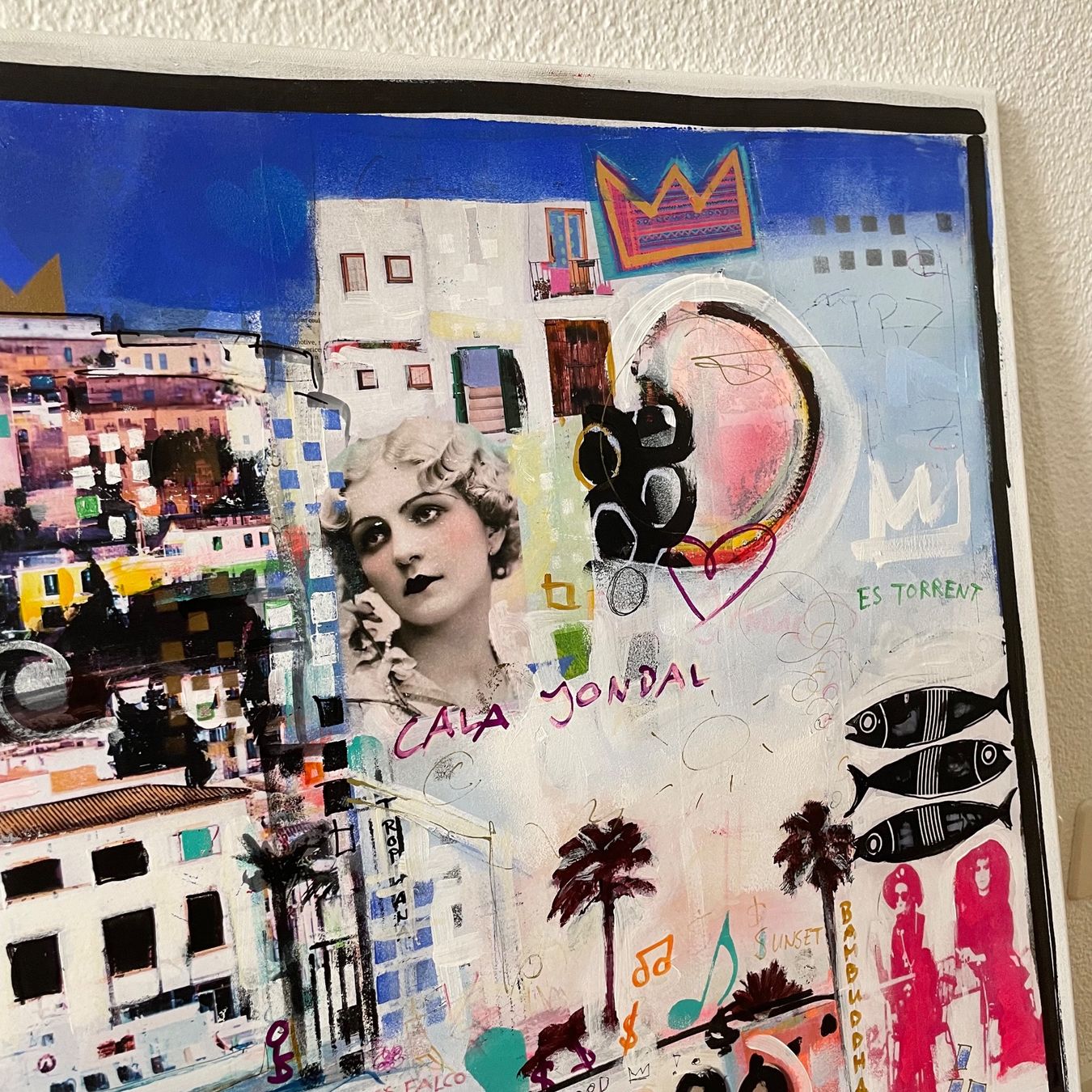 Foto & Immagini: Ibiza Pop Art Kunst Neo Expressionismus Tapas Palmen Bild – Nuovo (secondo la descrizione) da St. Niklausen LU venduto da Stefan_Bammert_Art 3