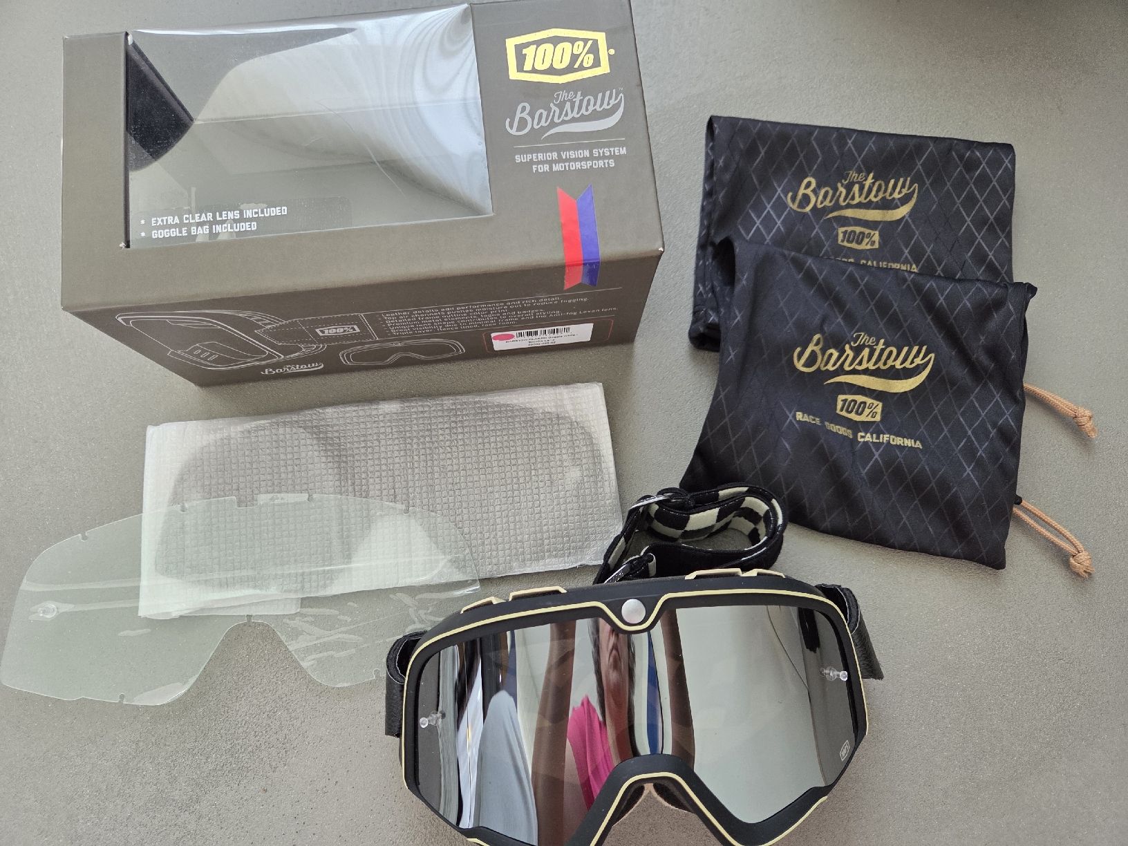 Occhiali & Lenti: Barstow Classic Goggle Motorradbrille – Usato da Zürich venduto da yubr 1