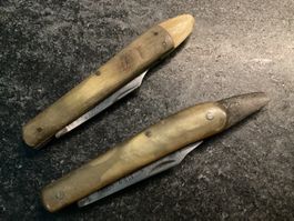 2 uralte "BAUERN-SACKMESSER“ F.Z.und Furrer
