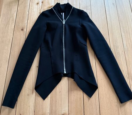 Jacke von Rick Owens mit Reissverschlussdetail
