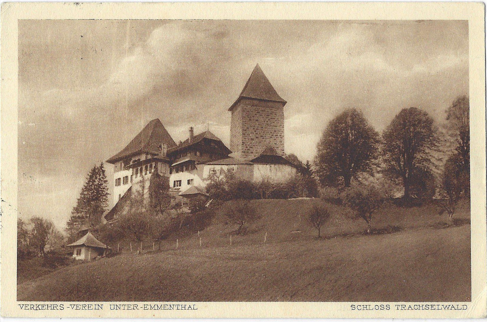 Cartoline postali: SCHLOSS   TRACHSELWALD – Usato da Bütschwil venduto da Jackson1A
