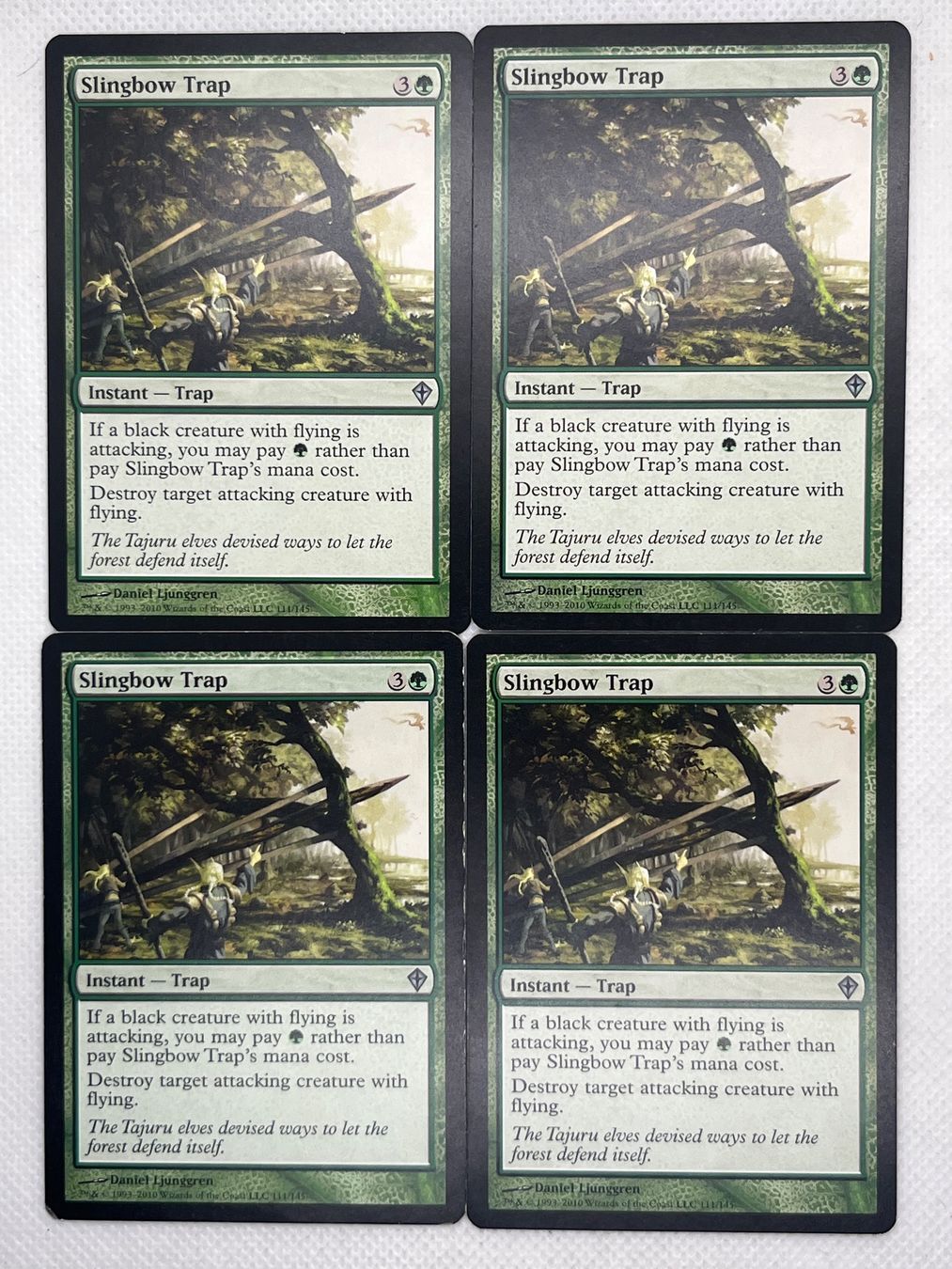 Magic The Gathering Carte collezionabili: MTG Slingbow Trap WWK 111 Englisch Uncommon 4x – Usato da Hinterkappelen venduto da Kim1992