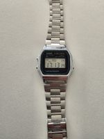 Casio Uhr Modell A158W Digital Edelstahl gebrauchter Zustand