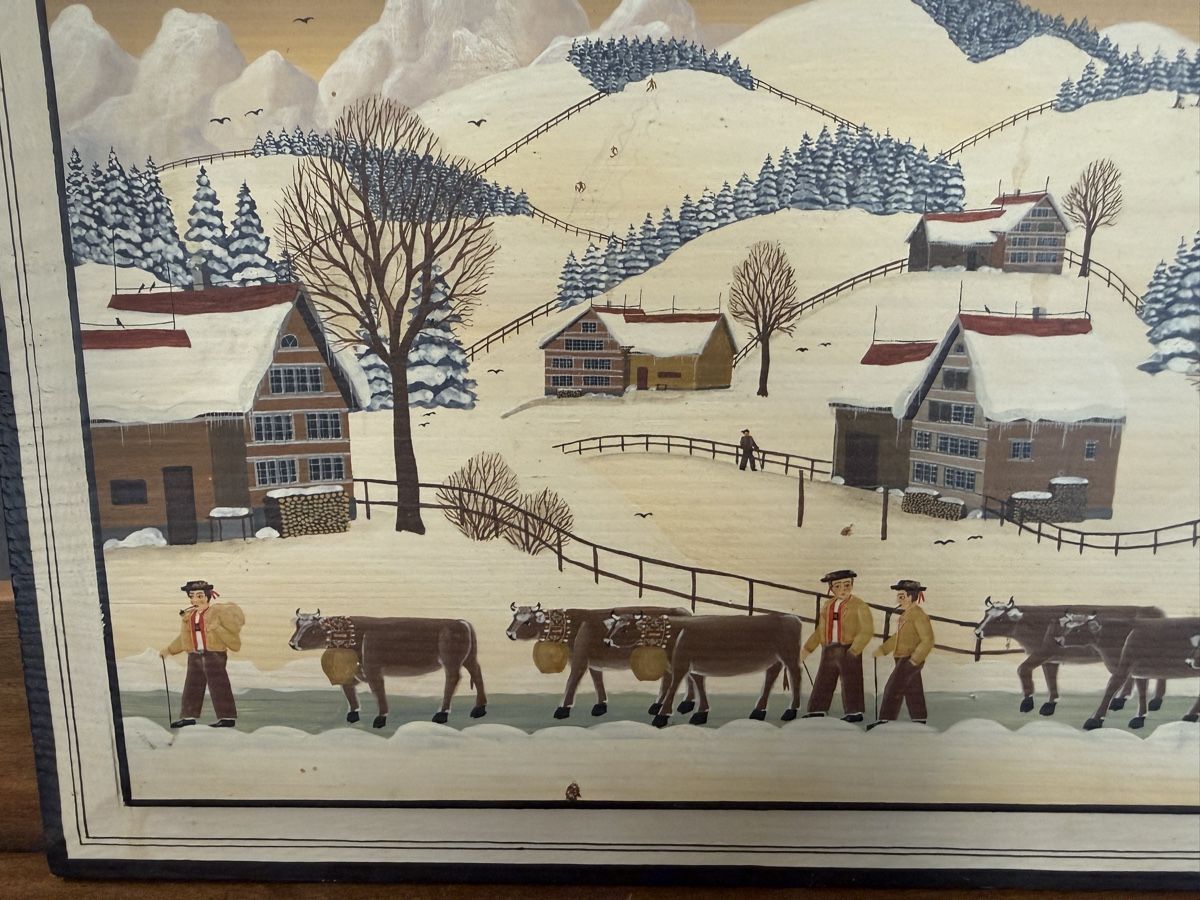 Dipinti: Bauernmalerei Winter – Usato da Gossau SG venduto da Liq-Gossau 4