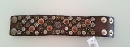 Cooles Leder Armband mit Metalldetails N.P. 130.00