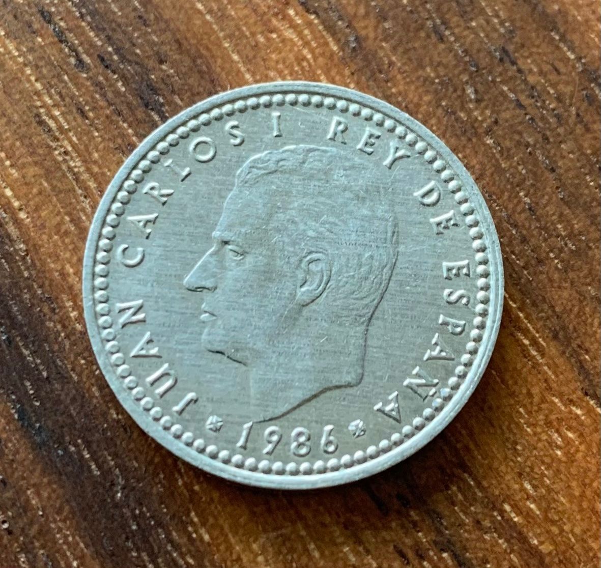Alle Münzen: Spanien 1 Peseta 1986 Alu – Gebraucht aus Opfikon von BananaGio01 1