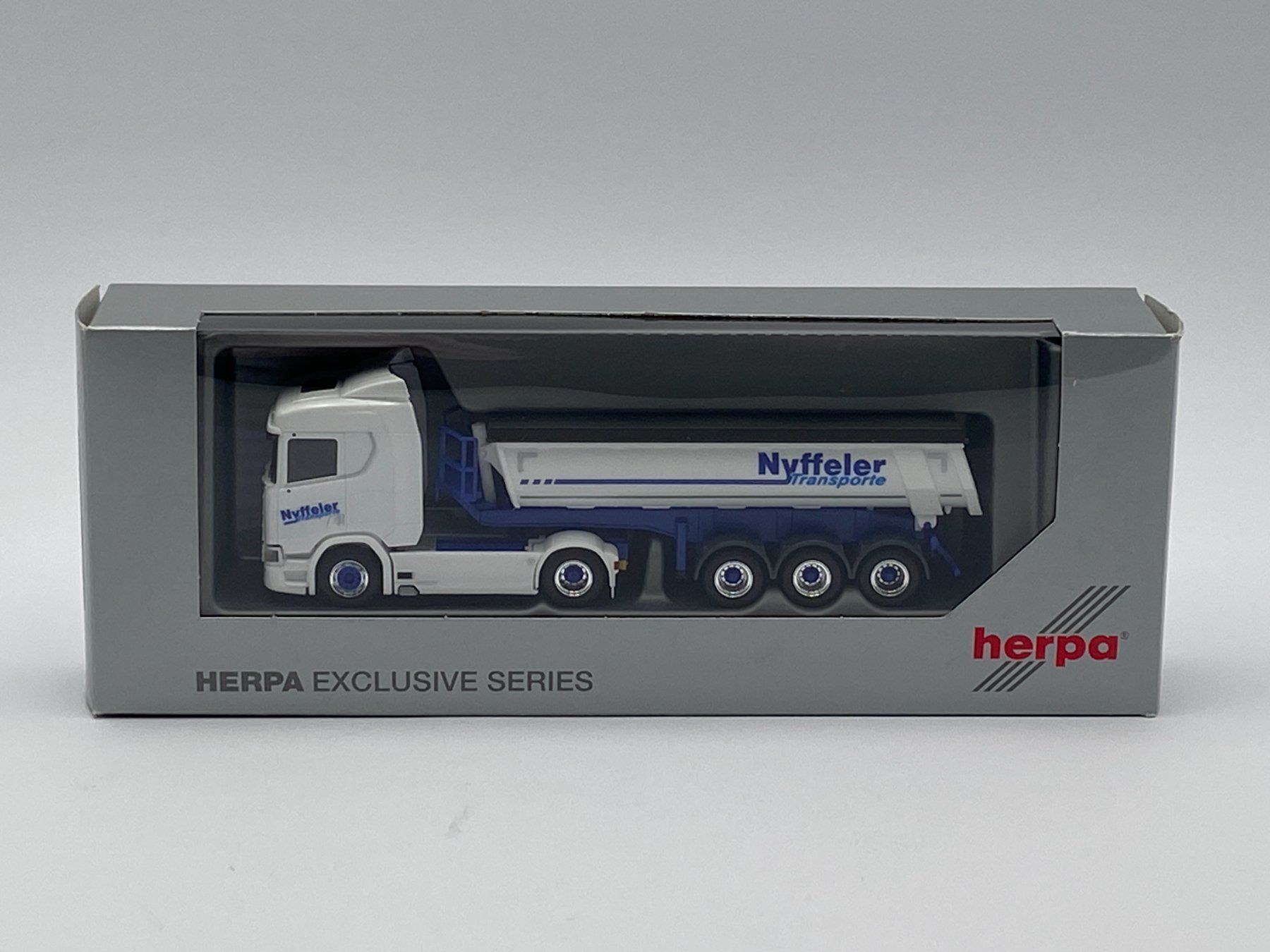 Herpa Scania CR 20 HD curtain canvas semitrailer „Steinkühler