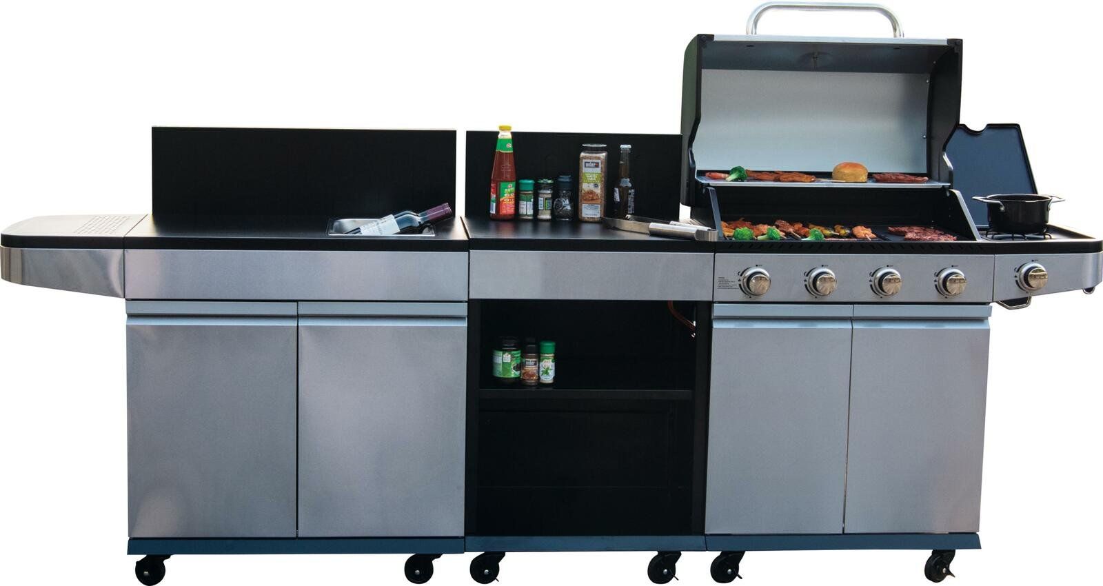 Griglie: Outdoorküche Gasgrill – Nuovo e nell'imballaggio originale da Willisau venduto da Luzern-West 1