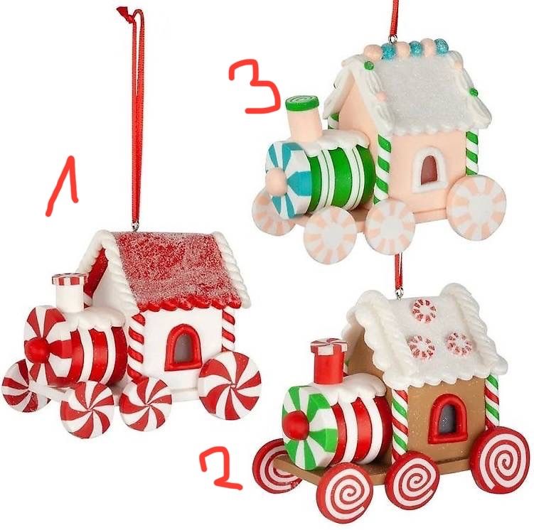 Tutte le decorazioni: Baumschmuck Weihnachts Lokomotiven 8cm – Nuovo e nell'imballaggio originale da Basel venduto da Seifehuesli