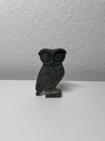 Owl of Athena. Bronze sculpture from Greece