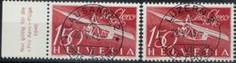 Flugpost 1946, F41, 2 versch. ET-Vollstempel, 200.-