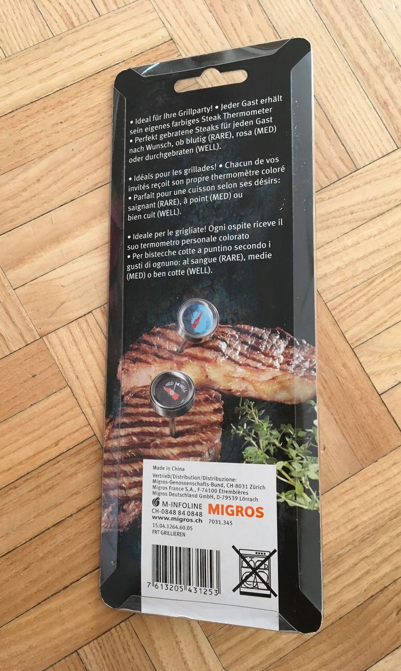 Elettrodomestici da cucina: Steak Thermometer – Nuovo e nell'imballaggio originale da Urdorf venduto da mat_8hvl 1