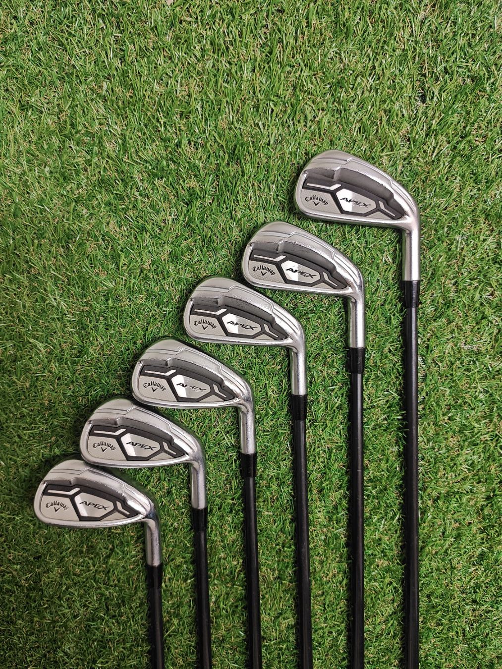 Callaway Mazze & Set: Callaway Apex Eisen 5-PW, Graphiteschäfte – Usato da Uerikon venduto da Chreggus_Golfshop