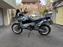 KTM 950 Adventure Motorrad 2003, silber, viel Zubehör