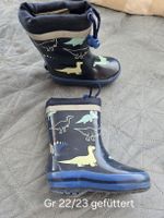 Gummistiefel Gr 22/23 gefüttert Dinosaurier Motiv