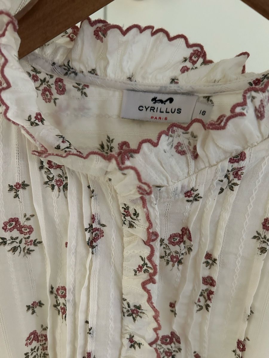 Cyrillus Camicette, T-shirt & Top: Geblümte Cyrillus Bluse Neu – Nuovo (secondo la descrizione) da Zürich venduto da sop_82jx 2