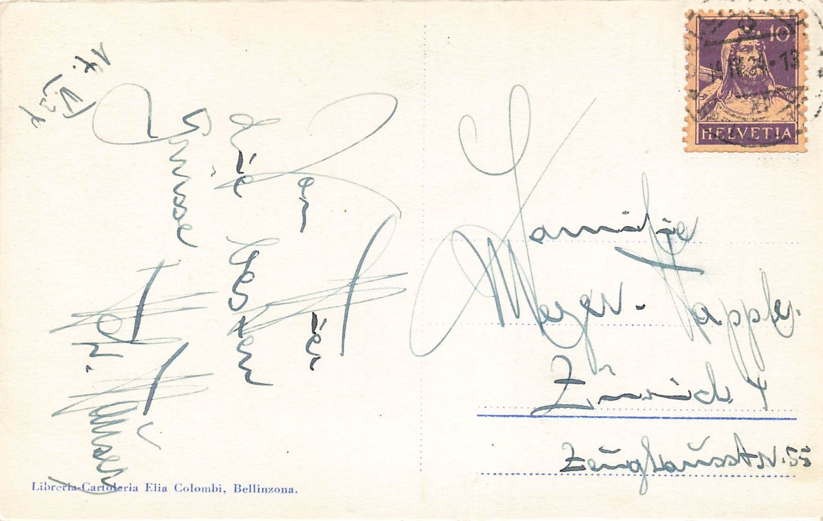 Cartoline postali: Bellinzona sud – Usato da Biasca venduto da Blenio71 1