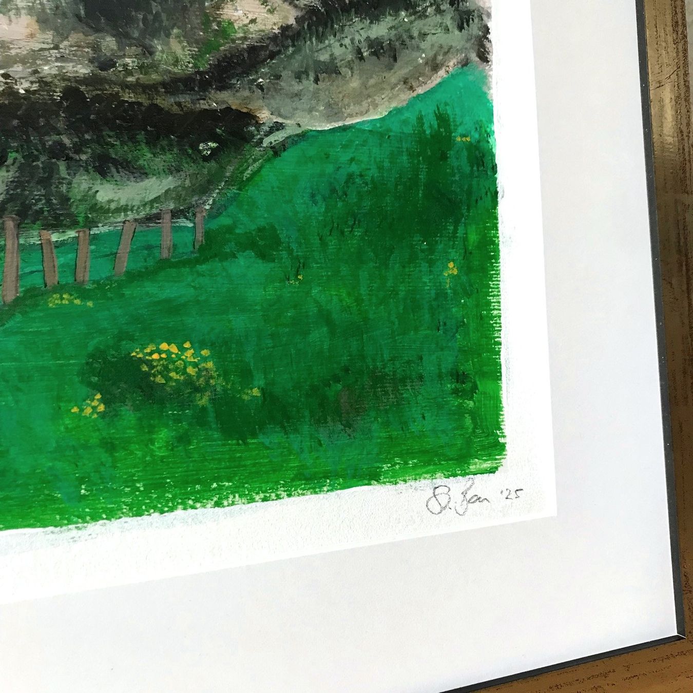 Dipinti: Eigenthal Berge Moderne Kunst Acryl Impressionismus Bammert – Nuovo (secondo la descrizione) da St. Niklausen LU venduto da Stefan_Bammert_Art 2