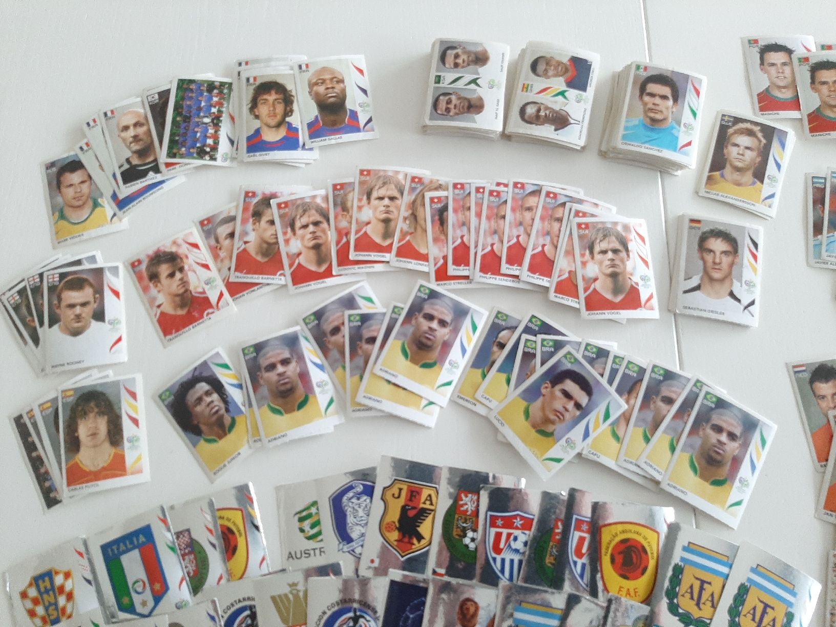 Panini Sammelbilder & Trading cards: Panini WM 2006 Sticker c.a.300-340 Stk. – Gebraucht aus Cham von Paniniworld 2