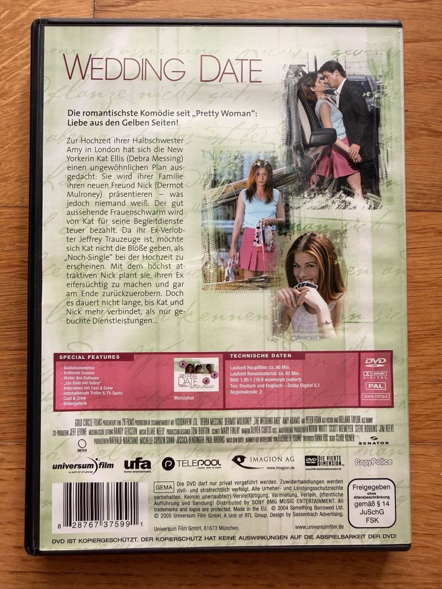 Tous les DVDs: Wedding Date - DVD – D'occasion à Kölliken par nerdorado 1