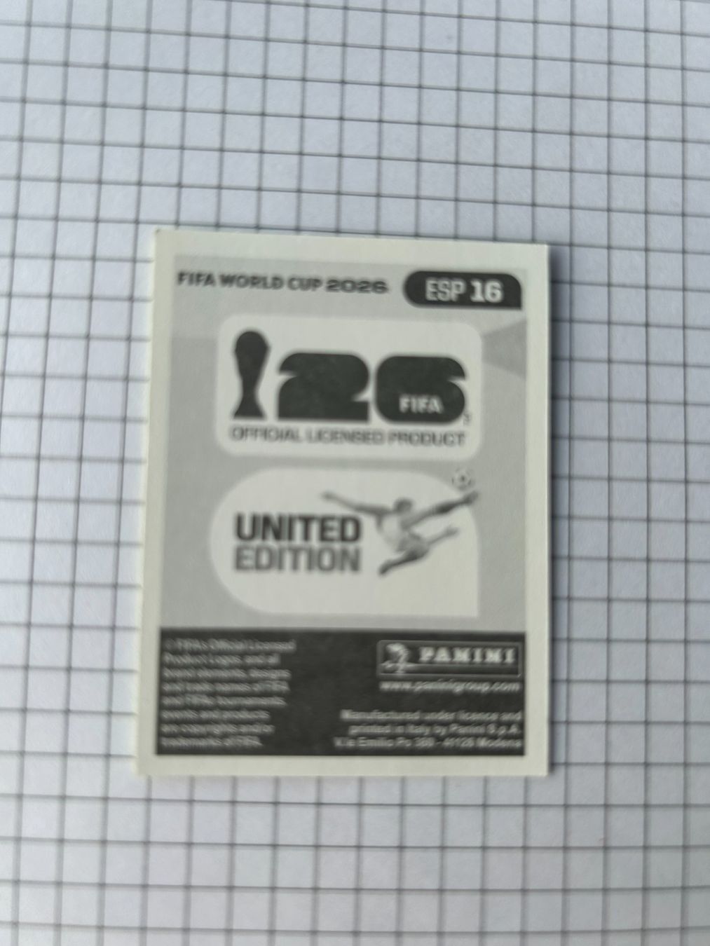 Panini Carte collezionabili: Panini FIFA World Cup 2026 - ESP 16 – Usato da Zumikon venduto da meter03 1