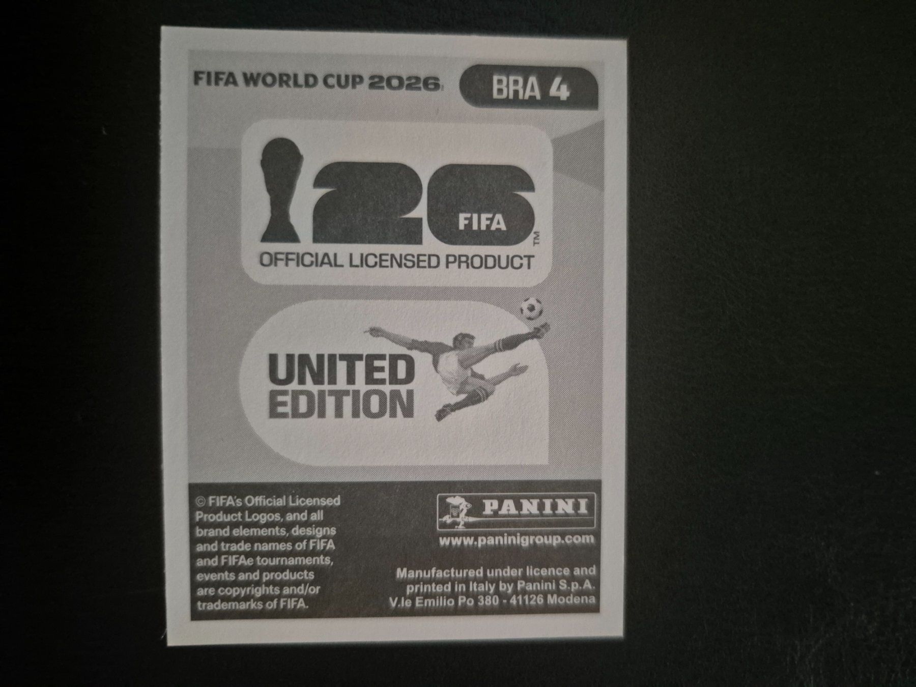 Panini Carte collezionabili: Panini WM 26 BRA 4 – Nuovo (secondo la descrizione) da Rorschacherberg venduto da AJ3108 1