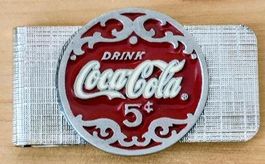 Coca-Cola Notengeld-Halter  (01) ohne die Banknote