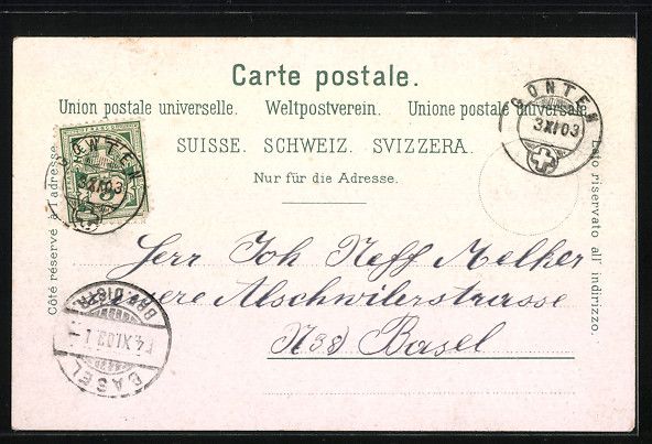 Cartoline postali: Gesellschaft in Appenzeller-Trachten, Do – Usato da Berlin venduto da bartko-reher 1