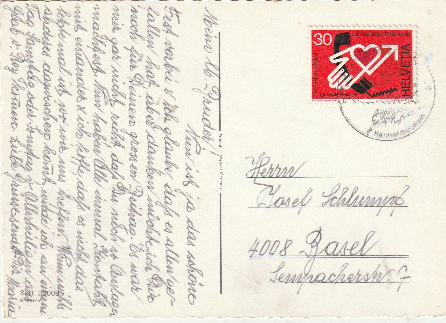 Cartoline postali: Blumenkarte – Usato da Lumbrein venduto da made02 1