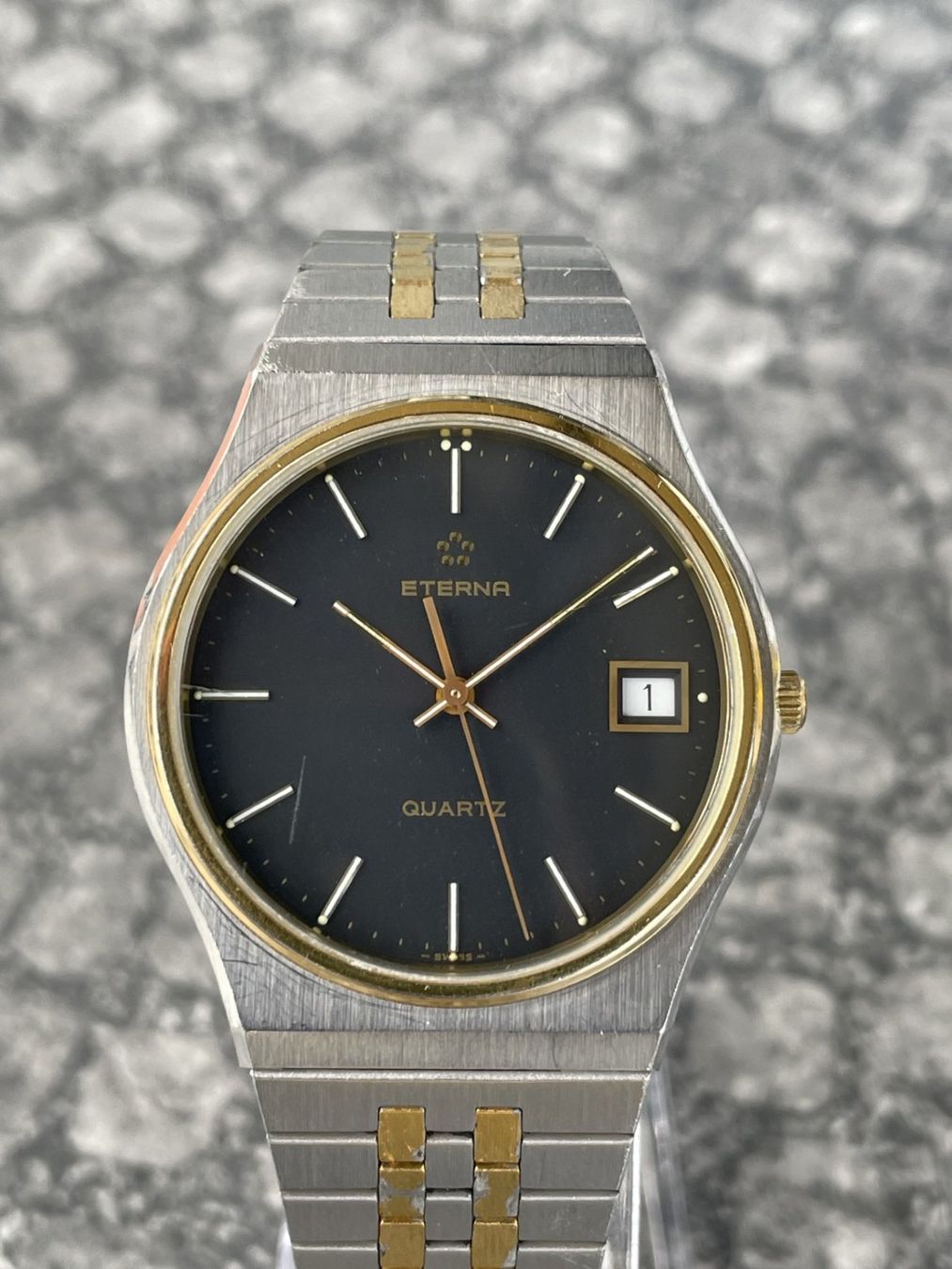 Eterna Uhren: Eterna Quartz Herrenuhr, Klassiker, Top! – Gebraucht aus St. Gallen von sqzxm72 2
