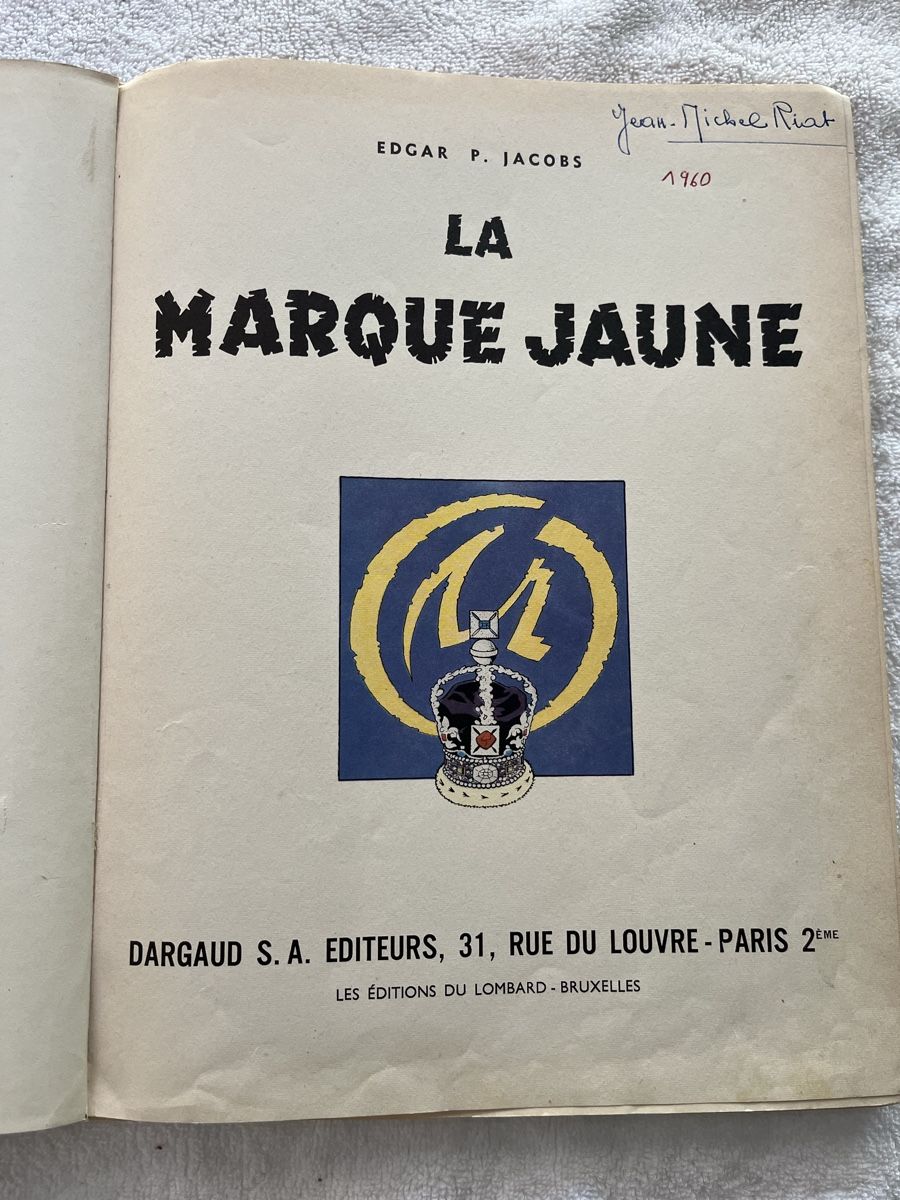 Comics: EO 1959 - Blake & Mortimer La Marque Jaune de E. P. Jacobs – Gebraucht aus Gockhausen von London95 2