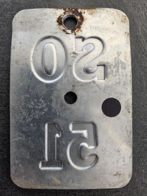 Sachs Ecriteaux: Velonummer SO 51 plaque Velo – D'occasion à Schenkon par Uhu007 1