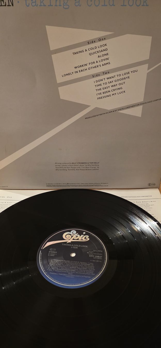 Dischi in vinile: I-TEN: Taking a Cold Look  1983 Vg,Vg – Usato da Yvonand venduto da RF-VINYL 5