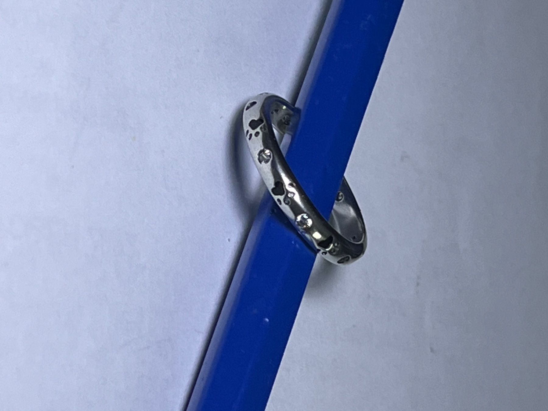 Anelli: Silberring S925 mit Muster, Zirkonias Durchmesser – Nuovo (secondo la descrizione) da Bremgarten b. Bern venduto da barny2 4