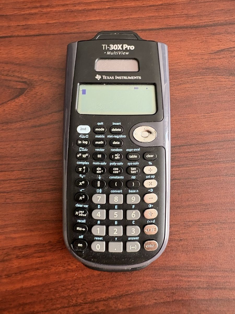 Texas Instruments Taschenrechner: Texas Instruments TI-30X Pro – Gebraucht aus Zürich von ipmann