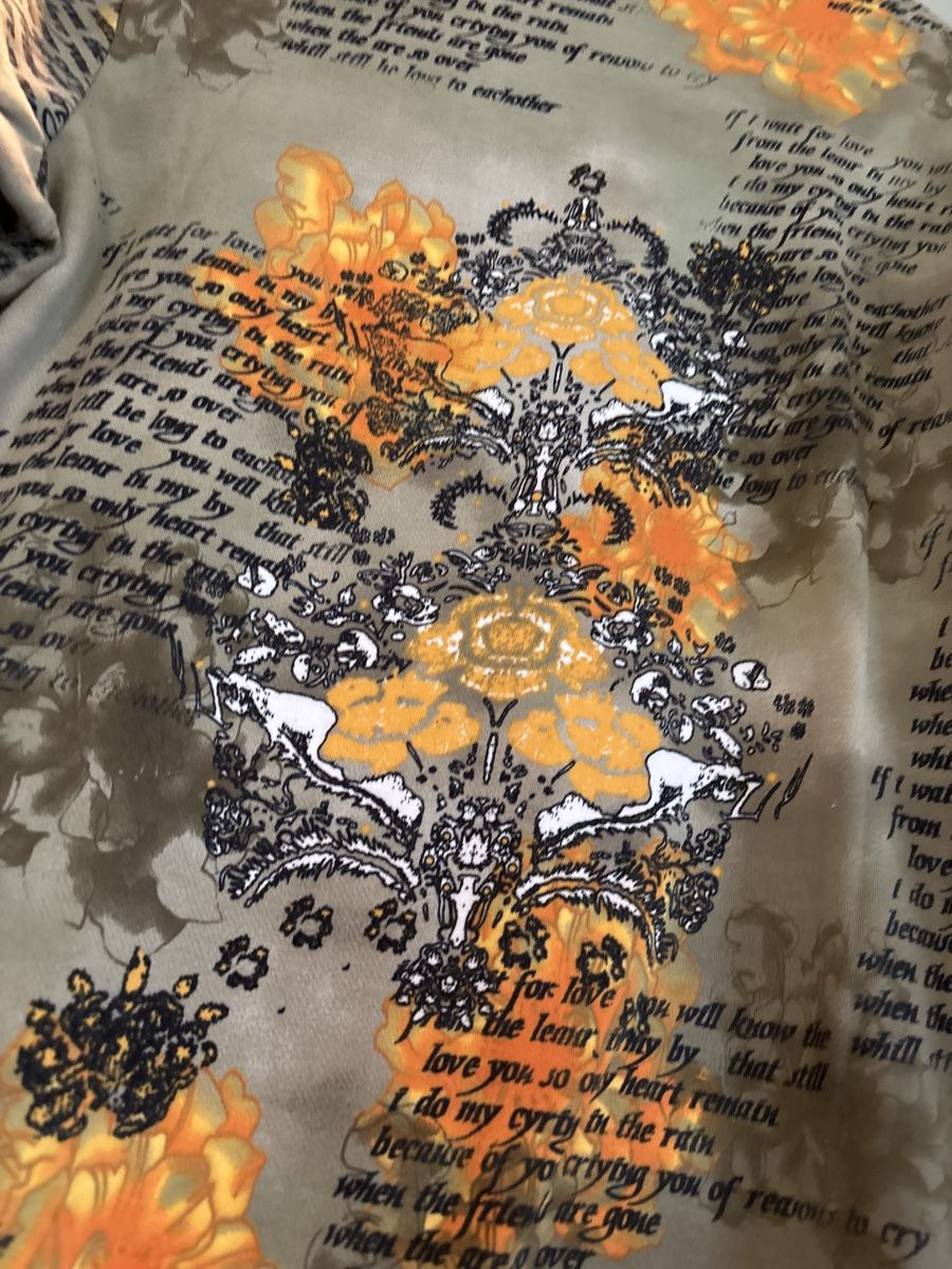 T-shirt: Cooles Shirt Gr. S/M mit Blumenmuster – Nuovo (secondo la descrizione) da Hendschiken venduto da Uraniali 4