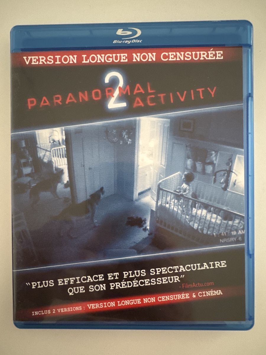 Tutti i DVDs: Paranormal Activity 2 Blu-ray - Version Longue Non Censurée – Usato da Veyrier venduto da Deniro2