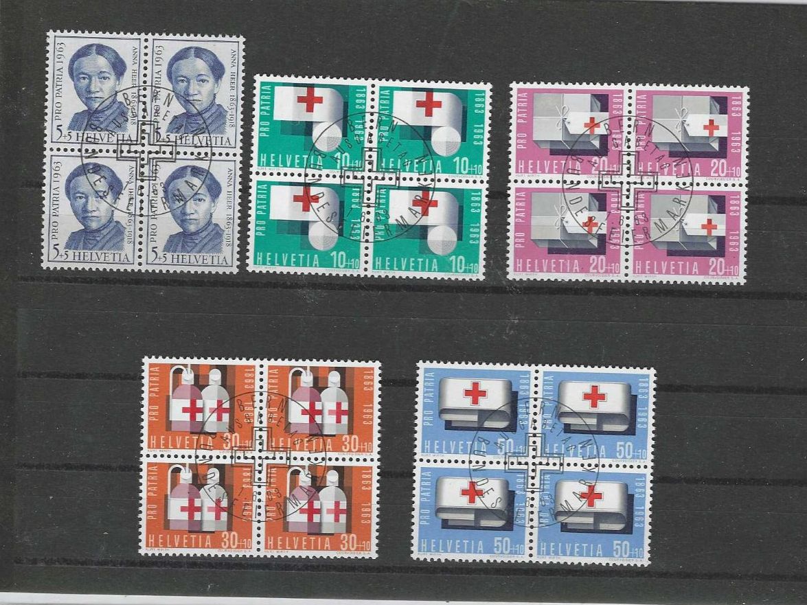Tutti i francobolli: CH PRO PATRIA 1963 ET GEST. – Usato da Dintikon venduto da bonita099