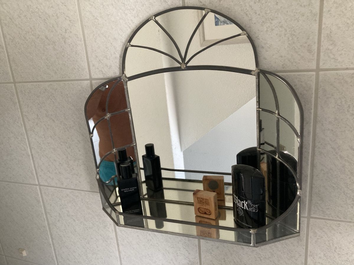 Specchi: Spiegel mit Regal Art Deco – Usato da Hochdorf venduto da Blackbox60 1